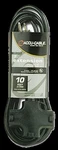Elation EC163-3FER10 Heavy Duty Gauge 10FT Power Extension Black Cable (dmx). Fixed Price $20.95.