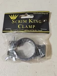 Scrim King Clamp SS-CLP01 Fits 1-3/8" To 1-1/2" Lighting Speaker Stands. Fixed Price $12.00.