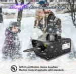 1BYONE 650W Snow Machine Wired Remote Control Great For Parties, Photography,. Fixed Price $66.39.