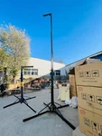 Heavy Duty 2PCS Crank Stands 19 Ft Stage Lighting Truss System. Fixed Price $2507.50.