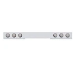 Fortpro Stainless Steel Trailer Rear Light Bar With Six 4" Round Cutouts F2476. Fixed Price $345.22.