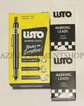 1 Of Black Listo Grease Marking Pencils + 2 Boxes Refill Lead. Fixed Price $39.99.