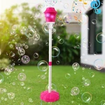 Kids Bubble Maker Automatic Blaster W/ Music Lights Adjustable Height Party Red. Fixed Price $19.97.