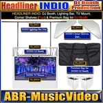Headliner Indio Dj Booth, Light Stand, Tv Mount, Speaker Shelves & Premium Bag. Fixed Price $875.00.