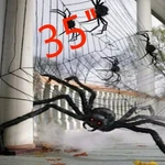 35"SPIDER Halloween Decor Haunted House Prop Indoor Outdoor Giant Scary Party%+/. Fixed Price $10.05.