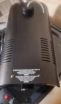 Unused Black Shenzhen Model FM1000B Fog Machine 1000WATT. Fixed Price $60.00.