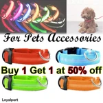 Adjustable Dog Collar Blinking Night Flashing Light Up Glow Pets Safety Usa. Fixed Price $6.71.