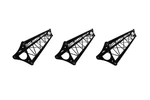 3X 6.56 Ft 2 Meter Lighting Triangle Bolted Truss Stand Universal Dj Metal Bl.... Fixed Price $755.60.