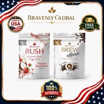 Bravenly Global Energizer Duo Brew Extreme + Rush Tropical Strawberry-new. Fixed Price $99.99.