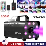 500W Led Smoke Machine Rgb Color Stage Fogger Effect Halloween Disco Club Us. Fixed Price $36.99.