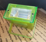 Lite F/x Mini Strobe Light Neon Green Transparent With Mounting Bracket #1823. Fixed Price $12.00.