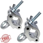 Sarknoah Silver Heavy Duty Truss Clamp With Eye Bolt For 1.5-2". Fixed Price $153.99.
