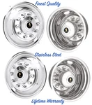 22.5" 10 Lug Hole Wheel Simulator Rim Covers + Free Air Extension Kit Hub P.. Fixed Price $693.93.