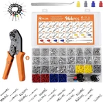 945PCS Connector Kit Non Insulated Terminal Pins 21 Types 22-16 Awg Set Pro!. Fixed Price $55.99.