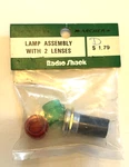 Vtg Radio Shack Lamp Assembly W/ 2 Lenses - Nos For Ham Cb Linear Projects. Fixed Price $10.00.
