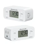 Dewenwils Indoor Countdown Outlet, Digital Timers 15A/1000W, 2 Pack. Fixed Price $16.99.