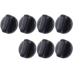 7 Pcs. 8MM Hole Black Gas Stove Cooker Rotary Knobs For The Kitchen G3U25102. Fixed Price $5.62.