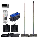 Chauvet Dj Flexstand Fx Ils Led Lighting Stands Pair W Bags & Remote. Fixed Price $989.40.