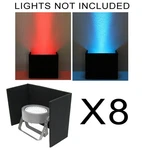 (8) Dj Wedding Venue Slimpar 38 56 64 Led Uplighting Covers. Fixed Price $218.99.