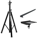 Rockville Black Heavy Duty Portable Podium Stand W/21" Extension Pole. Fixed Price $81.95.