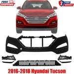 Front Bumper Cover Primed & Fog Light Assembly Kit For 2016-2018 Hyundai Tucson. Fixed Price $360.25.