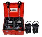 1 Pair Ton Manual Truss Chain Hoist 30 Ft And Case. Fixed Price $899.99.