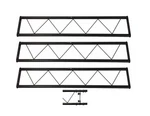 15 Ft. Length Linear Black Metal Lighting Trussing Extension 1.5" Tubin.... Fixed Price $231.20.