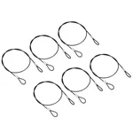 6PCS Safety Cable Lock 2FT Steel Security Wire Stage Lighting Rope Black. Fixed Price $17.37.