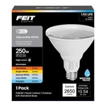 Feit Electric PAR38 Led Reflector Light Bulb, 250W Equivalent, Color. Fixed Price $34.95.