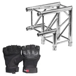 Global Truss 1.64FT (0.5M) 90 Degree Corner Segment W Pair Black Gloves. Fixed Price $349.40.