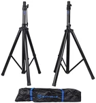 Rockville RVES1 Pair Tripod Dj Speaker Stands With Carry Bag, 100 Black. Fixed Price $89.54.