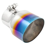 Pro Series 304 Exhaust Tip Ss Round Angle Cut Clamp-on Single-wall Burnt. Fixed Price $84.99.