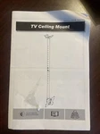 Tv Mount Bracket Adjustable Ceiling Tilt Swivel Led Lcd Plasma 32 37 40 42". Fixed Price $19.99.