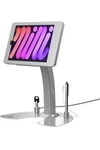 Cta Dual Security Pos Ipad Mini 6/7 Kiosk Desk Stand Silver Steel Cable Lock. Fixed Price $105.30.
