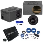 American Bass XD-1022 900W 10" Car Subwoofer+vented Box+mono Amplifier+amp Kit. Fixed Price $332.85.