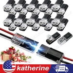 200PCS Double-wire Plug-in Connector, Cable Clamp With Locking Buckle, Awg 18-22. Fixed Price $23.90.