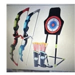 Arena Kids Archery Set Led Light Recurve Bows Target Suction Cup Arrows. Fixed Price $44.99.