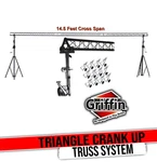 Griffin - Crank Up Triangle Light System Dj Booth Trussing Stand Kit. Fixed Price $369.75.