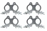 (4) Chauvet CLP-25N Narrow Heavey-duty Lighting Clamp For 2" Truss 550LB Load. Fixed Price $139.12.