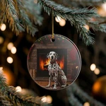 Dalmatian Collectible Ceramic Christmas, Holiday Ornament- F101. Fixed Price $10.99.