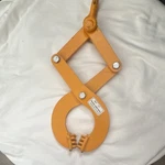 Mt 1T Mechanical Yellow Pipe Lifting Clamp Rigging Tool Attachment. Fixed Price $40.00.