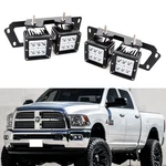 Led Pod Light Fog Lamps W/brackets Wires For 09-12 Dodge Ram 1500, 10+ 2500 3500. Fixed Price $146.09.