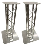 Dj Lighting 3.28 Ft Bolted Aluminum 8"X8" Truss Weight Dual Totem System. Fixed Price $494.99.
