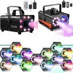 500W Smoke Machine Fog With 13 Colorful Led Lights Effect 2000CFM. Fixed Price $36.99.
