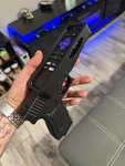 Roku Wireless Tv Remote Control W/ Gun-shaped Case Holder, Black. Fixed Price $25.00.