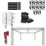 Global Truss 20'X20' Center Beam Trade Show Booth With Accessories. Fixed Price $11145.40.