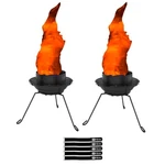 Chauvet Dj BOBLEDH3 Dmx Multi-colored Flame Simulator Effect Light Pair. Fixed Price $193.40.