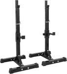 2PCS Adjustable Squat 41"-66" Portable Barbell Dumbbell Racks Stands 550LBS. Fixed Price $74.58.