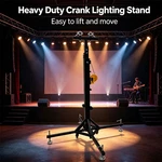 19FT Heavy Duty Tower Lifter Crank Lighting Dj Concert Stand With Outriggers New. Fixed Price $850.84.