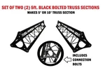 Two 5' Wide Triangular Trussing Mobile Dj Lighting Bolt System Triangles. Fixed Price $289.99.